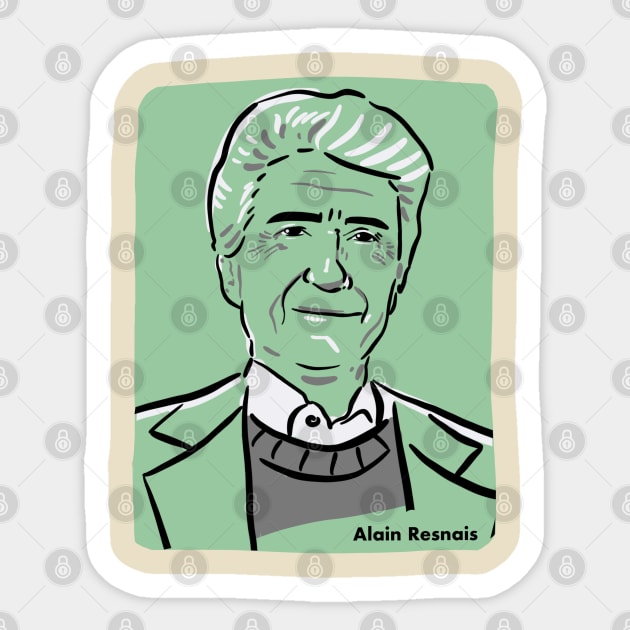 Alain Resnais Sticker by realisateur